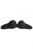 BRA94-1 Sutien invizibil cu push-up si prinderi cu silicon pe lateral, negru, Push Up, c