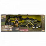 Cumpara ieftin Set vehicul militar cu figurine, Hero Combat, Tanc