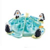 Joc batalia pinguinilor, 3 ani+, tabla de joc, figurine pinguini, mingi, interactiv pentru copii, multicolor, Oem