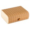 Cutie Depozitare Bambus, Forme Geometrice, Maro, 24x18.5x9.5cm, Oem