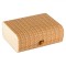 Cutie Depozitare Bambus, Forme Geometrice, Maro, 24x18.5x9.5cm