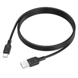 CABLU alimentare si date Borofone &quot;BX113&quot;, Fast Charging Data Cable pt. smartphone, USB la USB Type-C 3A , 2m, negru &quot;6941991115509&quot; (timbru verde 0.0