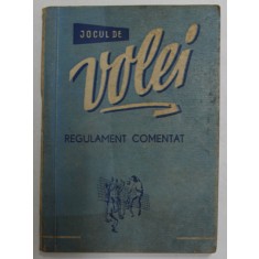 JOCUL DE VOLEI , REGULAMENT COMENTAT , 1959 , PREZINTA URME DE UZURA