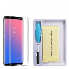 Folie Sticla Samsung Galaxy S8 Full Glue Nano Water Transparent foto