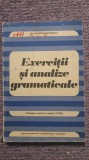 Exercitii si analize gramaticale, Silviu Constantinescu, clasele V-VIII, 1976