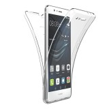 Husa 360 Grade Fata Spate TPU Silicon Transparent Huawei P9 Lite Protectie Completa