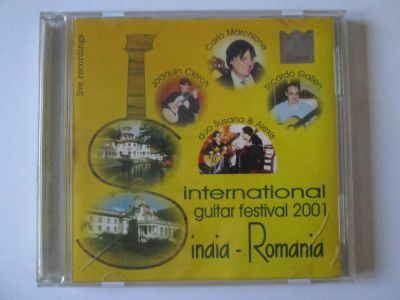 CD Live recordings:International guitar festival Sinaia-Romania 2001 stare buna foto