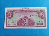 Marea Britanie / Anglia 1 ( One ) Pound ND ( 1962 ) Necirculata - Seria K/2 - 006039