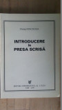 Introducere in presa scrisa- Florea Ioncioaia