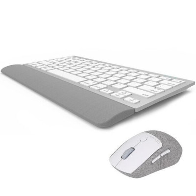 Kit tastatura si mouse wireless Delux K33000+M520GX gri foto