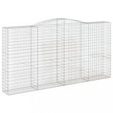 Cumpara ieftin Cos gabion arcuit 400x50x200/220 cm fier galvanizat