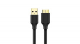 Ugreen Cablu USB la micro USB tip B SuperSpeed 3.0 de 2m - negru (10843)