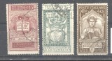 Italy 1921 Dante Aligheri Mi.141-143 Sas.116-118 used AM.510