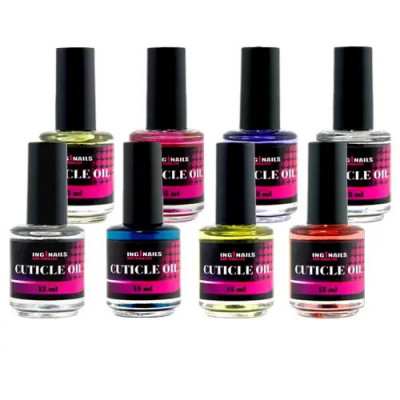 Set ulei pentru cuticule Inginails, 8 buc foto