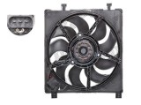 GMV radiator electroventilator Skoda Citigo, 2011-, Seat MII, 2011-, VW UP!, 2011-, motor 1.0, benzina, cu AC, 342 mm; 3 pini, cu pre-rezistor,, Rapid