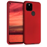 Husa pentru Google Pixel 5, Silicon, Rosu, 53565.36, Carcasa