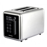 Prajitor de paine digital Heinner HTP-DD900BKSS , 900w, panou digital cu control touch, capacitate 2 felii, 7 niveluri de rumenire, Gri