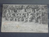 AUSTRIA - WIEN - GRUP DE SOLDATI CU OFITER AL ARMATEI AUSTRO- UNGARE IN PRIMUL RAZBOI MONDIAL - EDITATA IN 1907 SI CIRCULATA DIN UNGARIA LA CLUJ -