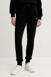 Armani Exchange pantaloni de trening din bumbac culoarea negru, uni, XW000497 AF12739