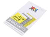 Indicator de protecție folie autoadezivă 16mm vinil negru