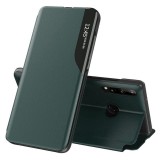 Husa Samsung Galaxy A20s Eco Leather View flip tip carte, verde