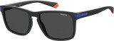 Ochelari de Soare POLAROID PLD 2088/S 0VK/M9, 55mm, Matte Black Blue