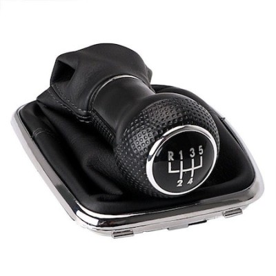 Nuca schimbator viteze + manson compatibil Volkswagen Golf 4 MK4 1997-2005 1J0 711 113 - 5 23mm Negru foto