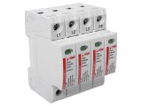 Limitator de supratensiuni Tip 1+2, 4 poli