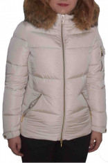 Jacheta textil dama, din poliamida, marca Geox, W8425P-F1477-52-06, crem 40 foto