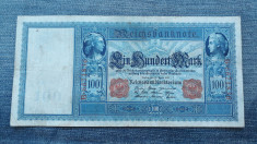 100 Mark 1910 Germania / marci seria 6671836 foto