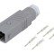 Conector Dreptunghiular ST 5 PIN Argintat IP54 10A