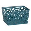 Suport Organizator, Plastic, Model Litere, Culoare Petrol, Dimensiuni 14.3x11.3x8.2cm, Oem