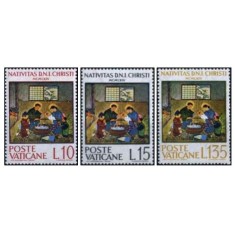 Vatican 1964 - Craciun, serie neuzata