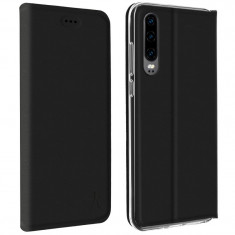 Husa book Huawei P30 AKASHI Black foto