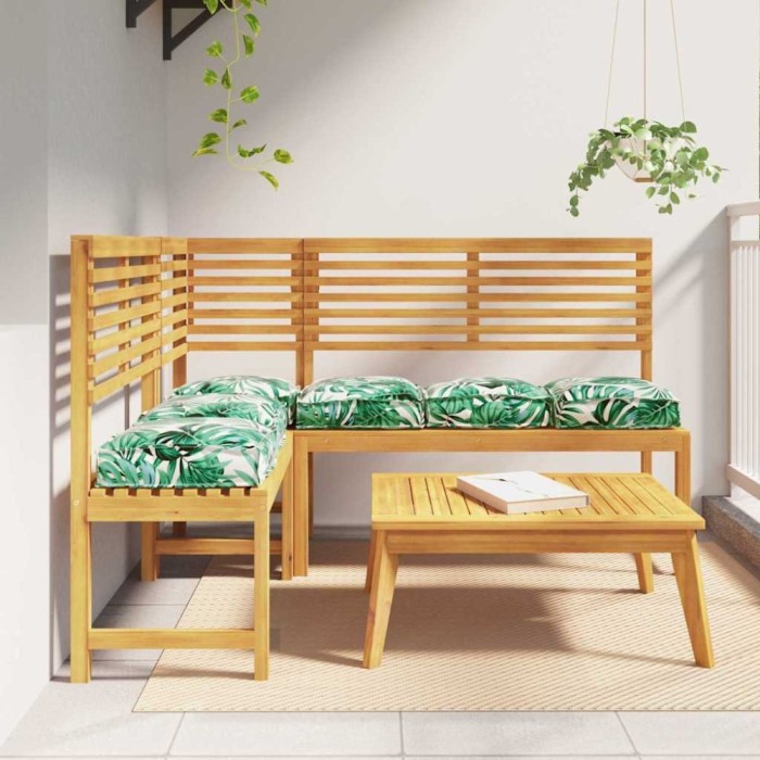 vidaXL Pernă pentru șezut din paleți 6 pcs model frunze 40 x 40 x 8 cm
