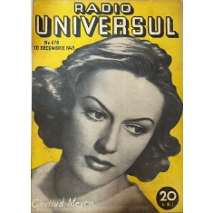 Radio Universul, nr. 476, 10 decembrie 1943