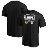 NHL produse tricou de bărbați Boston Bruins vs. Toronto Maple Leafs 2019 Stanley Cup Playoffs Matchup Checking The Boards - M