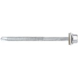 Surub autoforant, cu cap hexagonal, pentru profile metalice, Friulsider AP6, din otel, 6.3 x 80 mm