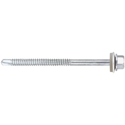 Surub autoforant, cu cap hexagonal, pentru profile metalice, Friulsider AP6, din otel, 6.3 x 25 mm foto