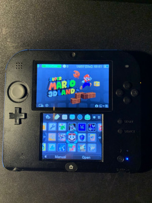 Nintendo 2DS MODAT CU 12 JOCURI foto