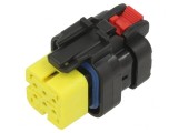 6-Pin Plug Assembly Key 3, TE Connectivity