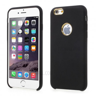 Husa Telefon Silicon Apple iPhone 6+ 6s+ Black Ultra Thin foto