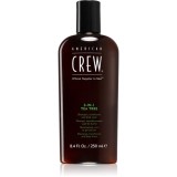 American Crew Hair &amp; Body 3-IN-1 Tea Tree sampon, balsam si gel de dus 3in1 pentru barbati 250 ml