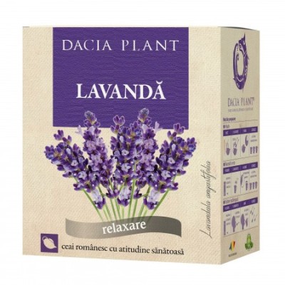 Ceai Lavanda Dacia Plant 50gr foto