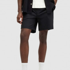 AllSaints pantaloni scurti de baie WARDEN SWIMSHORT barbati, culoarea negru, M011WA