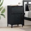 Dulap de noapte Stejar negru 40 x 35 x 70 cm Lemn compozit