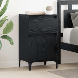 VidaXL Dulap de noapte Stejar negru 40 x 35 x 70 cm Lemn compozit