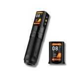 Aparat de tatuat, Inkone WorldPower, stroke reglabil, sistem wireless profesional cu 2 baterii incluse