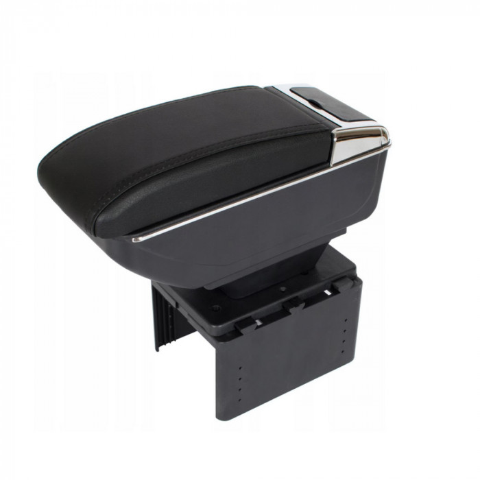 Cotieră auto universală neagră, piele ecologica (Cotieră auto universală)