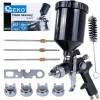 Pisto de vopsit HVLP cu 4 duze, Geko G03123
